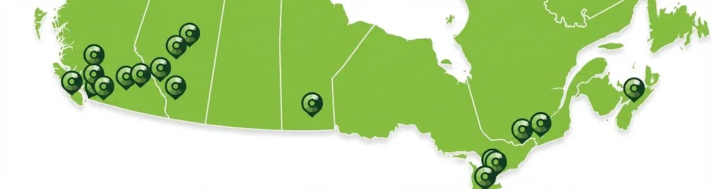 Canada Network Map